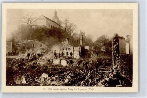 08250 Autry - Zerstörtes Dorf