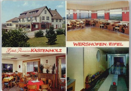 Wershofen Hotel, Pension Kastenholz, Kegelbahn