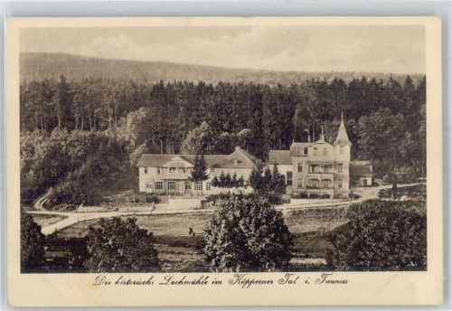 61273 W6393 Saalburg , Taunus, Bahnhof - Restaurant "Lochmühle" im Köpperner Tal