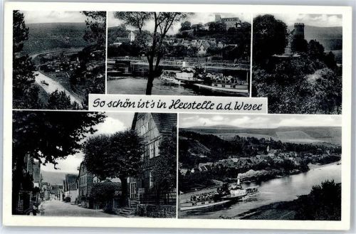 37688 W3472 Herstelle - Ortsansicht, Weserschiffahrt