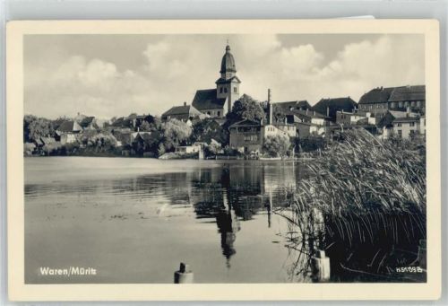 Waren Blick zur Kirche