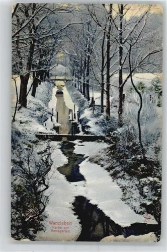 Wanzleben Winterbild, Amtsgraben