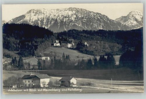 83313 W8227 Bad Adelholzen , Kr Traunstein, Oberbay - Mit Blick auf Rauschberg und Reifelberg