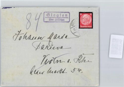 Glogsen Glogusz - Landpoststempel über Züllichau