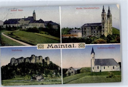 Hausen Schloß Banz Kirche Vierzehnheiligen Staffelberg