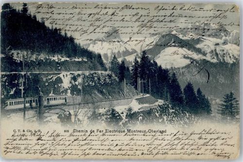 Chemin 1908 Straßenbahn
