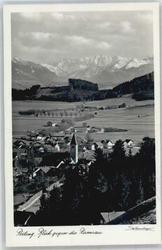 Peiting Blick gegen die Ramsau