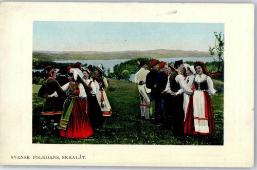 Tracht Svensk Folkdans Skrälat