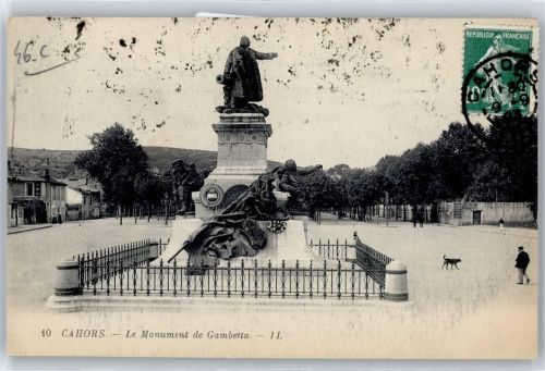 Cahors Le Monument de Gambetta