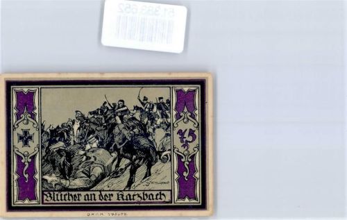 Stolp Slupsk Notgeldschein 75 Pfennig