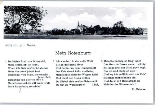 Rotenburg Text Mein Rotenburg