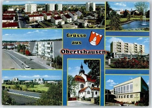 Obertshausen Kirche Wappen Rathaus