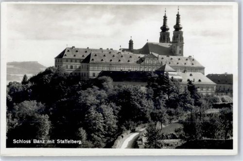 Banz Schloss Banz mit Staffelberg