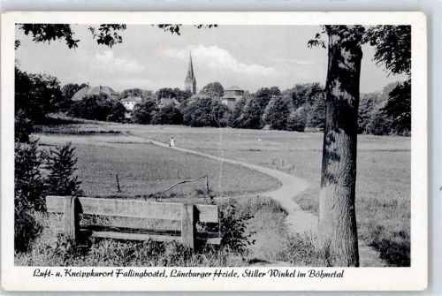 Fallingbostel 1961 Kirchturm Stiller Winkel