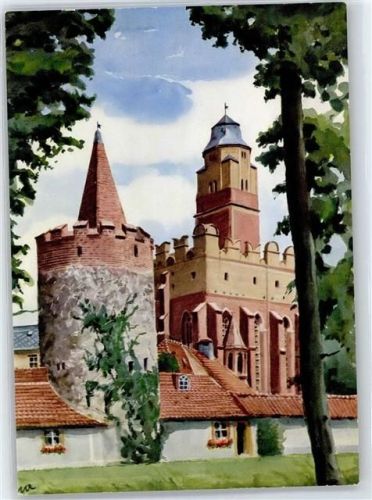 Patschkau Kirche und Wehrturm