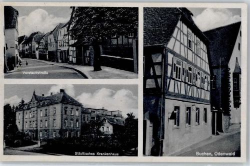 Buchen 1943 Krankenhaus Vorstadtstrasse