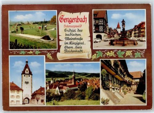 77723 W7614 Gengenbach - Minigolf Brunnen Tor