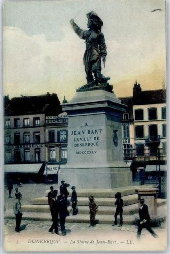 Dunkerque Denkmal La Statue de Jean-Bart