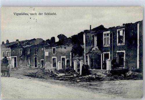 Vigneulles 1916 Feldpost WK I Garde Ersatz-Div.