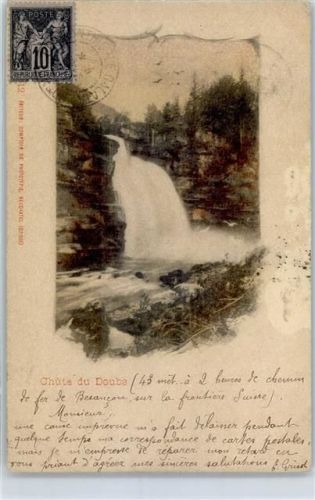 Besancon 1901 Wasserfall