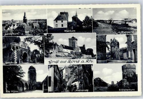 Zons Juddenturm Rheinturm Wachttürmchen Ale Mühle