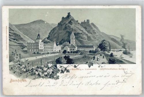 Kamp-Bornhofen 1903 Sternberg und Liebenstein