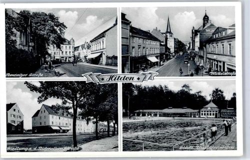 Hilden Benrather Straße Mittelstraße Siedlung Richrather Straße Waldschwimmbad