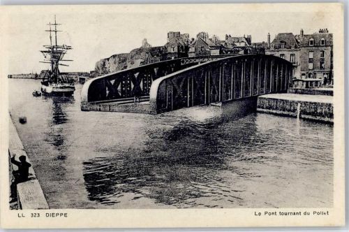 Dieppe Le Pont tournant du Polle