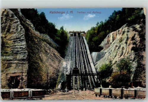 Kalkberge Tiefbau mit Aufzug
