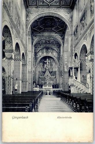 77723 W7614 Gengenbach - Klosterkirche Inneres