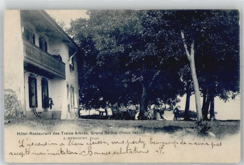 Collonges-sous-Saleve 1902 Hotel Gasthaus Treize Arbres Grand Saleve