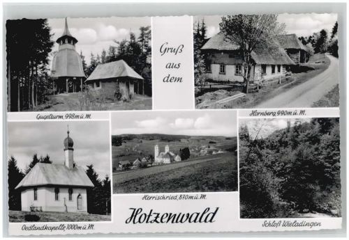 Herrischried Gugelturm Oedlandkapelle Schloss Wieladingen