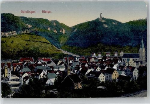 Geislingen 1925 Kirche