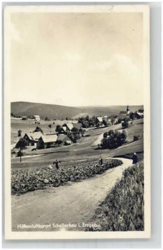 Schellerhau 1982 Blick auf Schellerhau