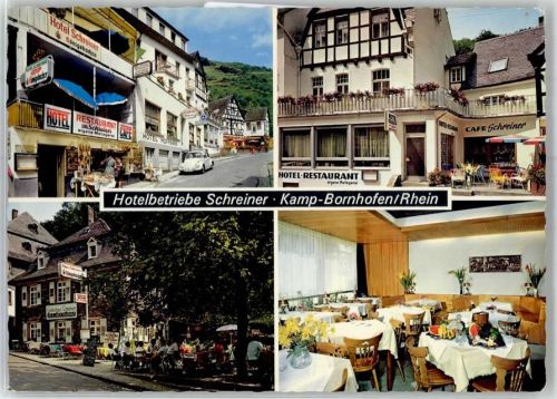 56341 W5424 Kamp-Bornhofen , Rhein - Hotel Schreiner