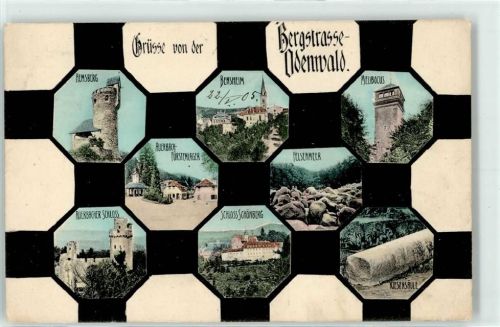 64625 W6140 Auerbach - Schloss Schönberg Melibocus Fürstenlager Hemsberg