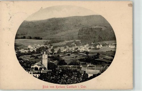 Tambach-Dietharz 1911 Blick vom Kurhaus