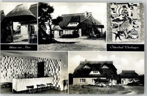 18347 O2593 Dierhagen , Ostseebad - Haus am Meer