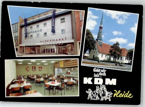 Heide Kirche Geschäft Kaufhaus KDM