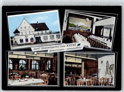 72501 W7487 Gammertingen - Hotel Gasthaus zum Kreuz Hohenzollern