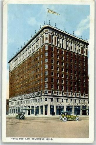 Columbus 1922 Hotel Deshler Auto