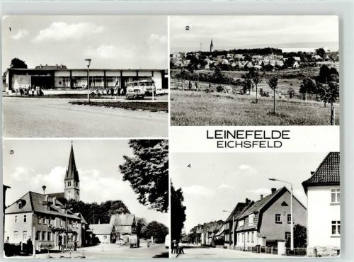 Leinefelde HO Gasthaus Haus Eichsfeld Eichsfelder Hof Birkunger Straße Auto Omnibus