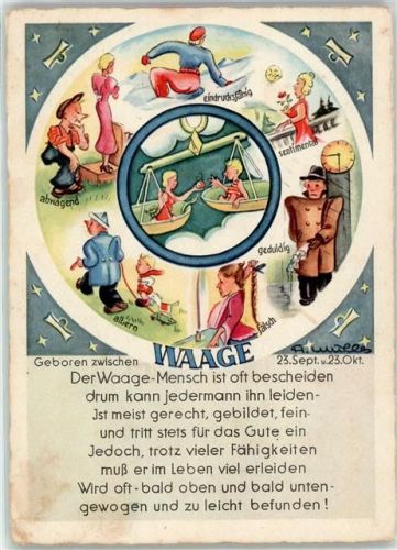 sign. Müller Waage Humor WK II