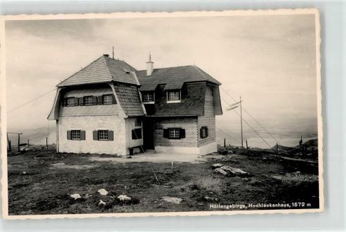 Hochleckenhaus Berghütte Höllengebirge Hüttenstempel