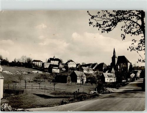 01773 O8242 Bärenstein , Osterzgeb - Blick zur Kirche
