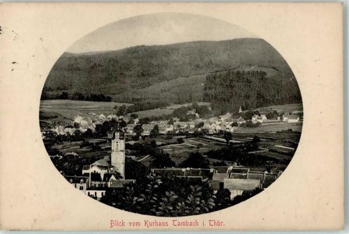 Tambach-Dietharz 1911 Blick vom Kurhaus