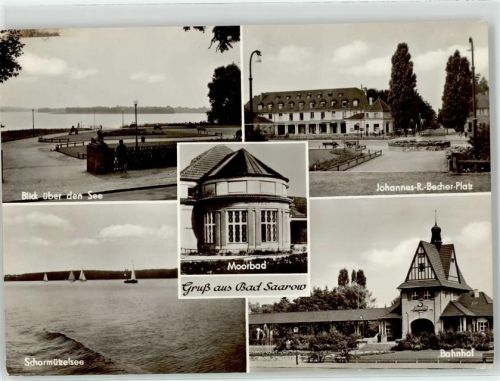 Bad Saarow Johannes R. Becher Platz Scharmützelsee Bahnhof