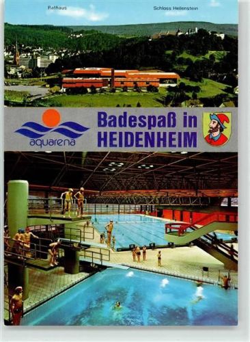 Heidenheim Schwimmbad Aquarena Rathaus Schloss Hellenstein
