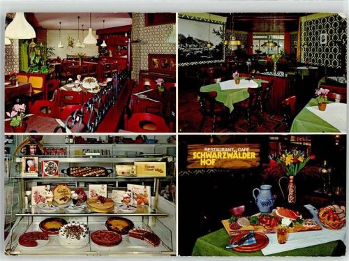 77756 W7613 Hausach , Schwarzwaldbahn - Gasthaus Cafe Schwazwälder Hof