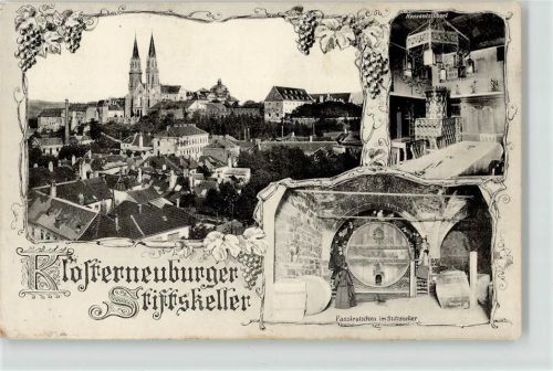 3400 Klosterneuburg 1912 - Stiftskeller Fasslrutschen